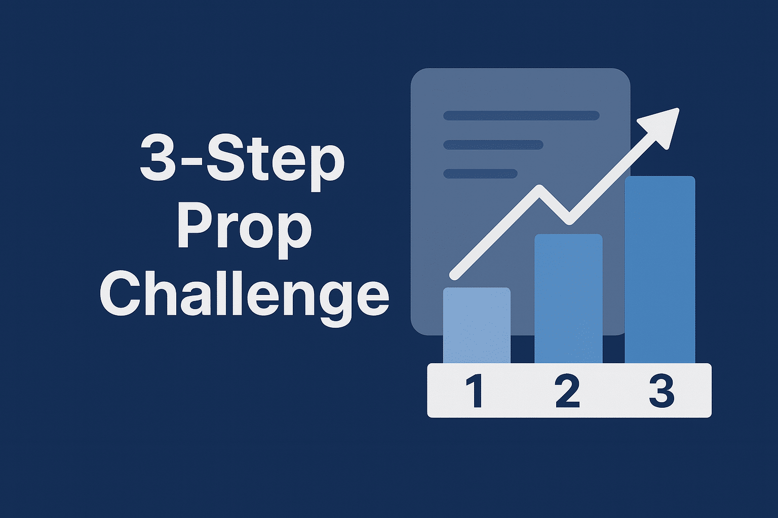3-step prop challenge