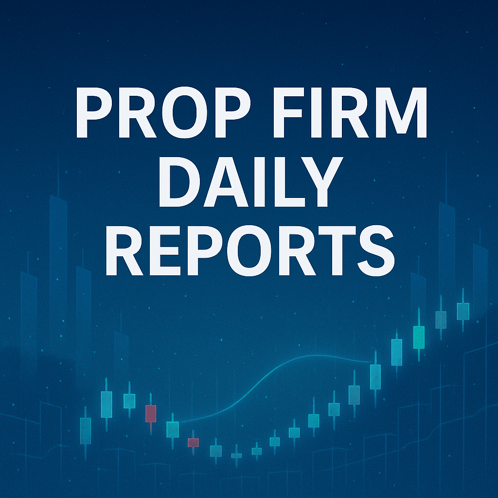 prop firm daily reports