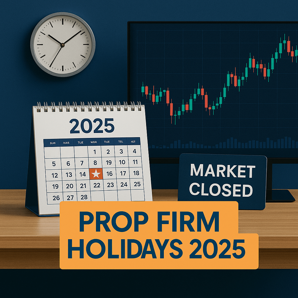 prop firm holidays 2025