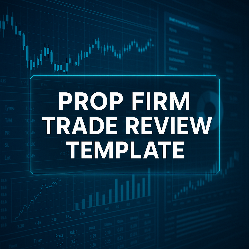 prop firm trade review template