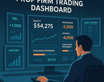 prop firm trading dashboard