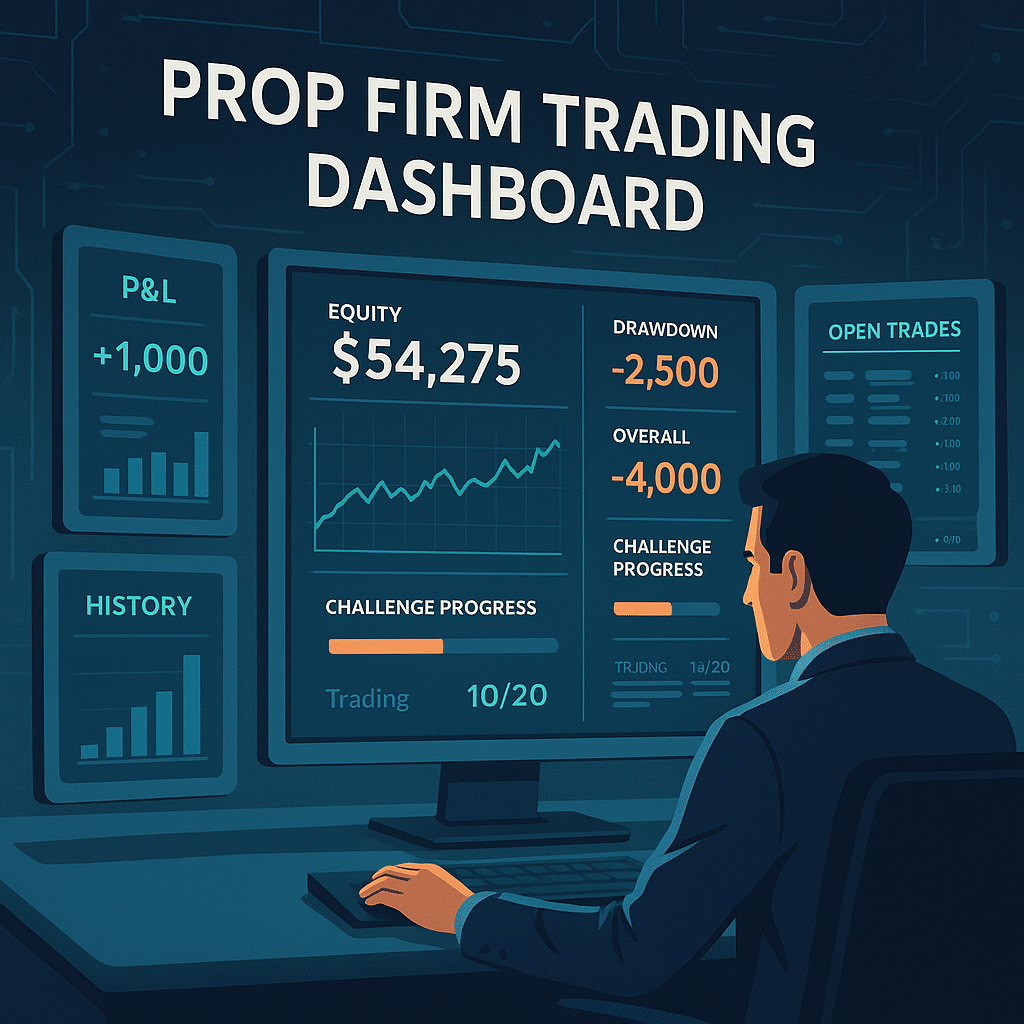 prop firm trading dashboard