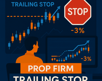 prop firm trailing stop