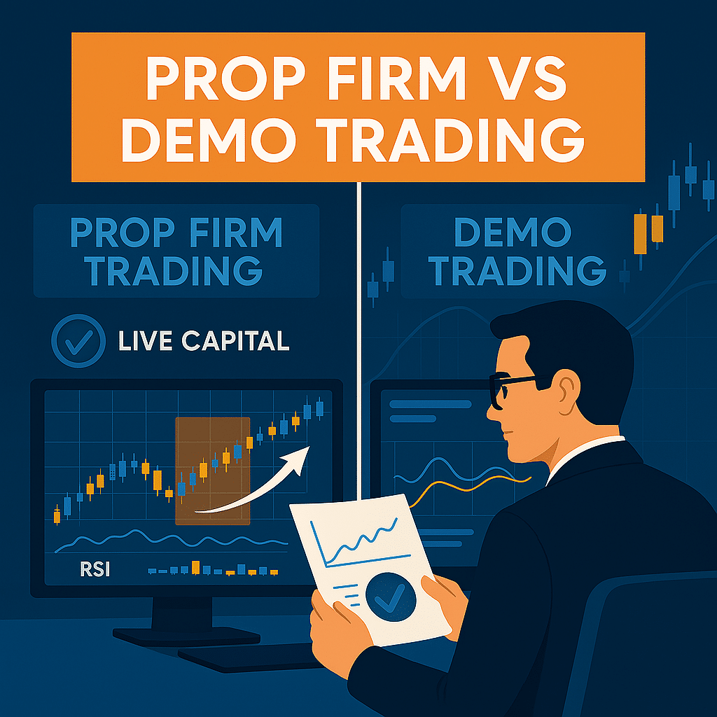 prop firm vs demo trading