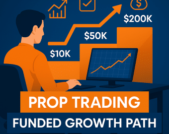 prop trading funded growth path