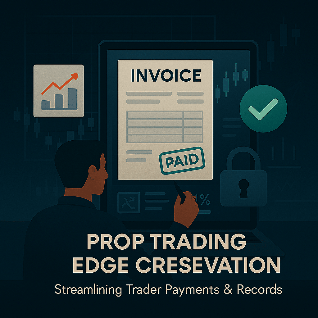 prop firm invoice system