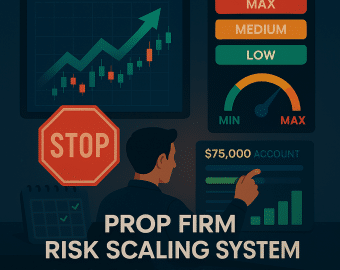 prop firm risk scaling system