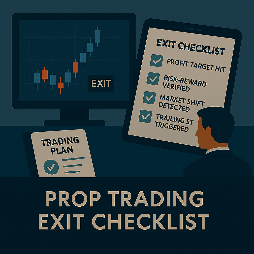 prop trading exit checklist