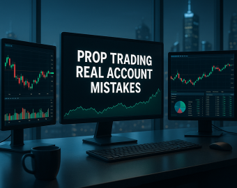 prop trading real account mistakes